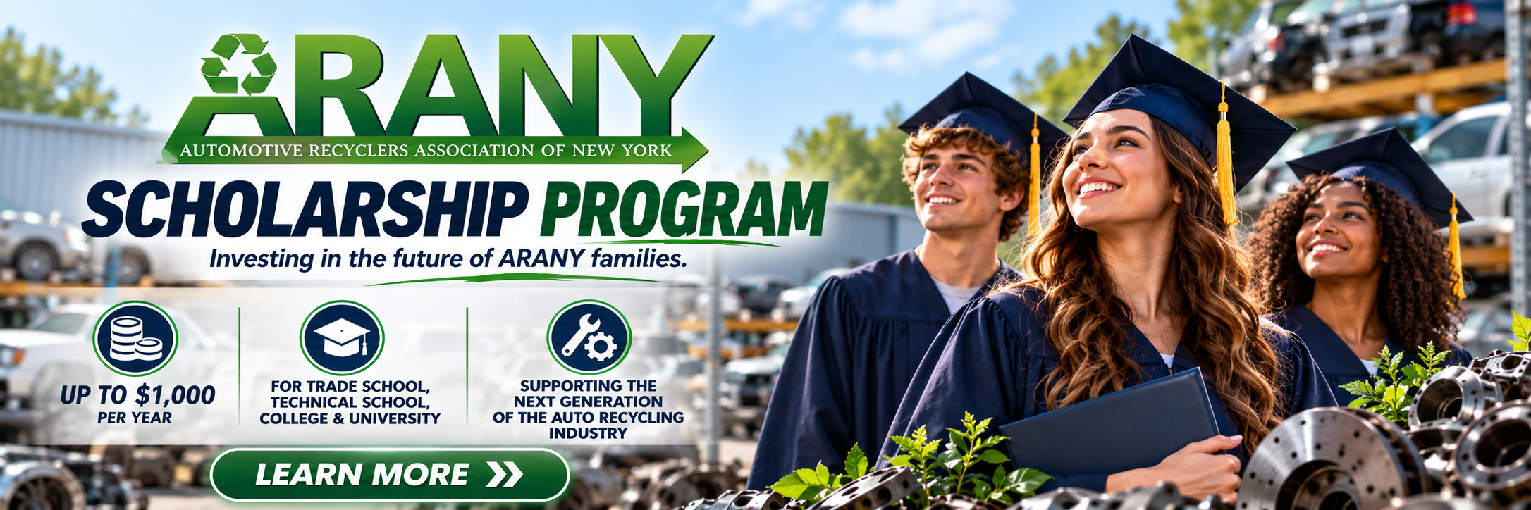 ARANY Scholarship Program Website page